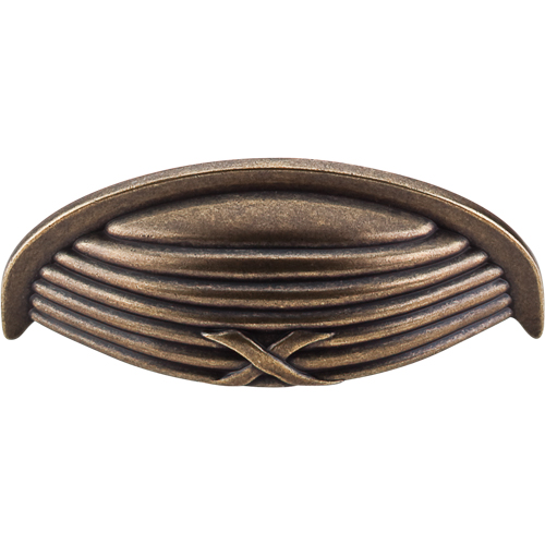 Edwardian Ribbon & Reed Cup Pull 3'' cc M939 German Bronze