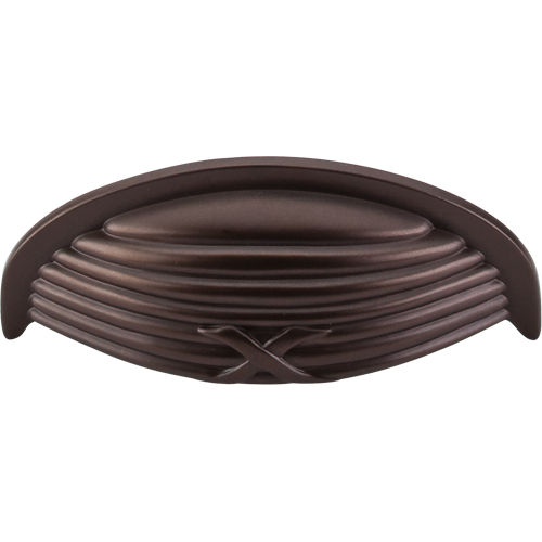 Edwardian Ribbon & Reed Cup Pull 3'' cc M940 Oil Rubbed Bronze