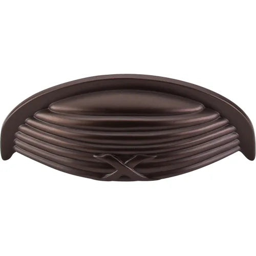 Edwardian Ribbon & Reed Cup Pull 3'' cc M940 Oil Rubbed Bronze