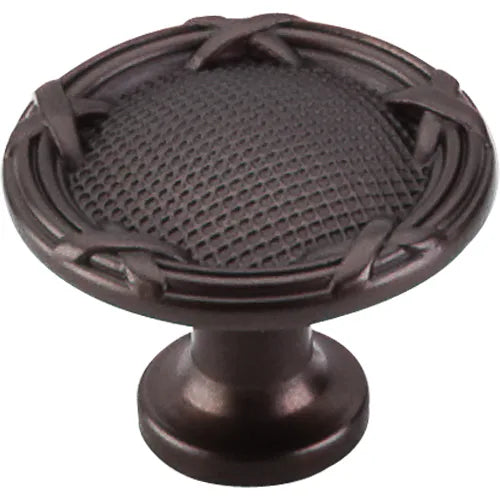 Edwardian Ribbon & Reed Knob 1 1/4'' M943 Oil Rubbed Bronze