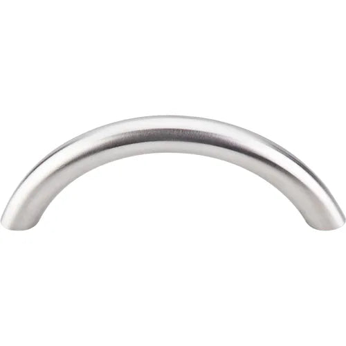 Stainless Solid Bowed Bar Pull 3'' cc 13