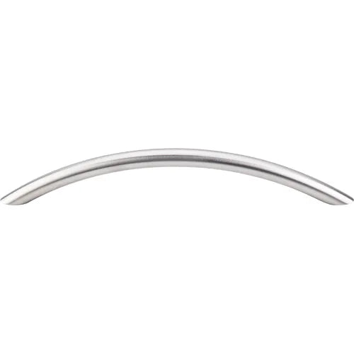 Stainless Solid Bowed Bar Pull 6 5/16'' cc 16