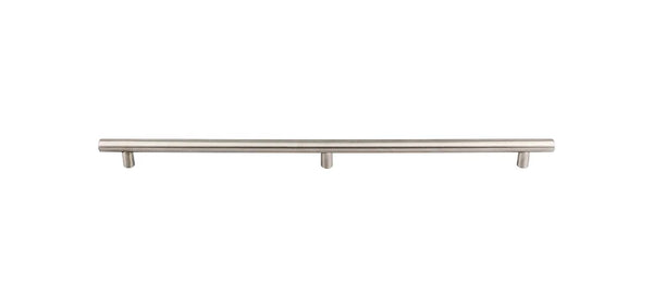 Stainless Hollow Bar Pull 3 Posts 2x15 3/8'' cc H10