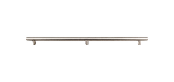 Stainless Hollow Bar Pull 3 Posts 2x18 1/8'' cc H11