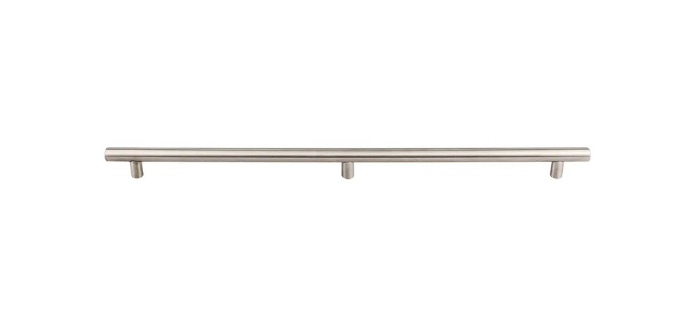 Stainless Hollow Bar Pull 3 Posts 2x18 1/8'' cc H11