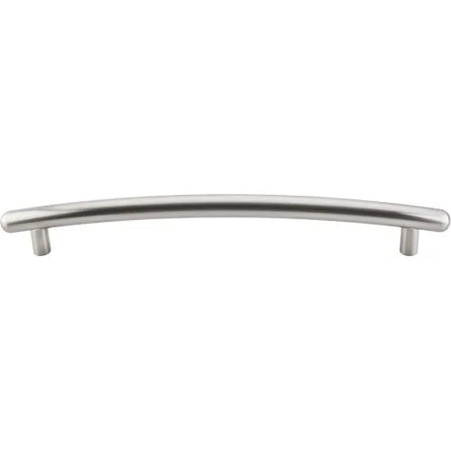 Curved Appliance Pull 12'' cc TK170BSN Brushed Satin Nickel
