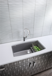 Sanctuary II Modern Metro Pull 5'' Ash Gray