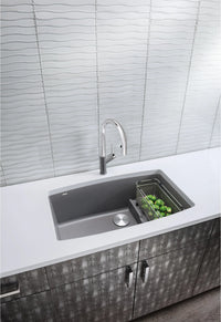 Sanctuary II Modern Metro Pull 5'' Ash Gray