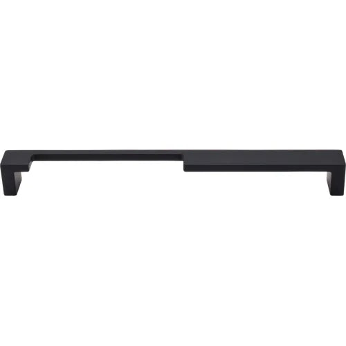 Sanctuary II Modern Metro Notch Pull A 9'' cc TK258BLK Flat Black