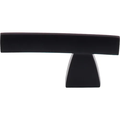 Sanctuary Arched Knob/pull 2 1/2'' TK2BLK Flat Black