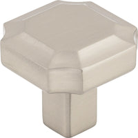 Ellis Davenport Knob 1 1/4'' Brushed Satin Nickel
