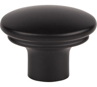 Ellis Julian Oval Knob 1 1/4'' Flat Black TK3051BLK