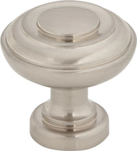 Regent's Park Ulster Knob 1 1/4 Inch Brushed Satin Nickel TK3070BSN