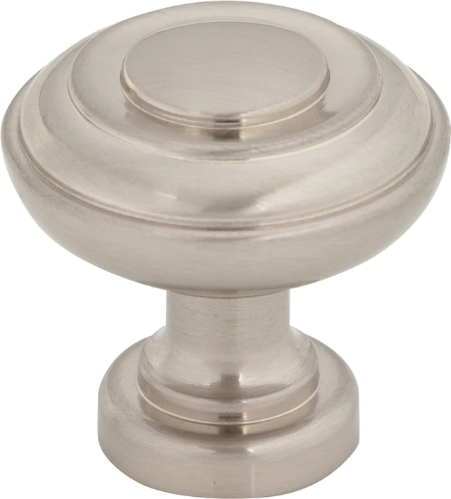 Regent's Park Ulster Knob 1 1/4 Inch Brushed Satin Nickel TK3070BSN
