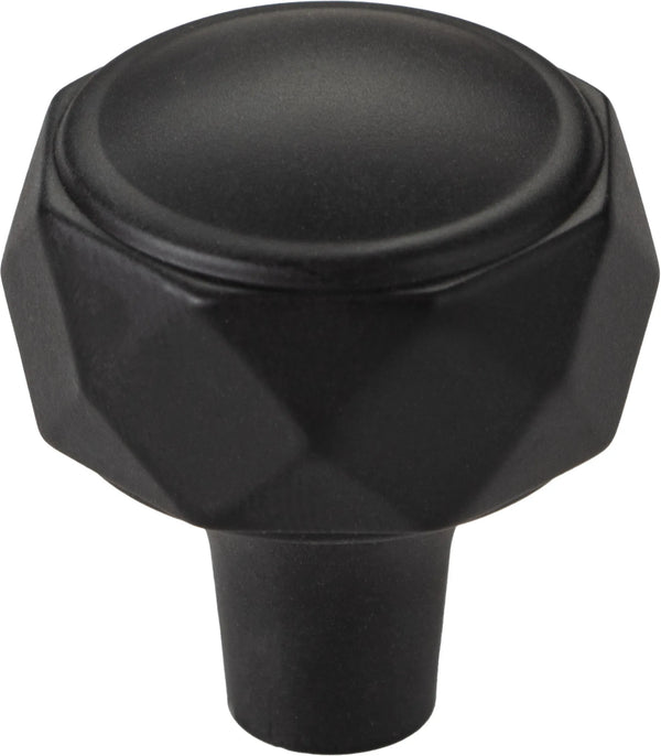 Regent's Park Kingsmill Knob 1 1/4 Inch Flat Black TK3080BLK