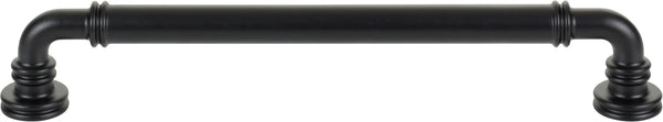 Morris Cranford Pull 7 9/16 Inch Flat Black TK3144BLK
