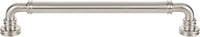 Morris Cranford Pull 7 9/16 Inch Brushed Satin Nickel TK3144BSN