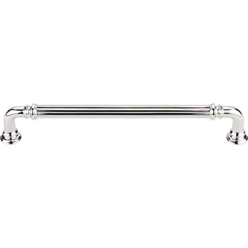 Chareau Reeded Pull 7'' cc TK324PN Polished Nickel