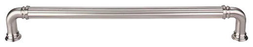 Chareau Reeded Appliance Pull 12'' cc TK327BSN Brushed Satin Nickel