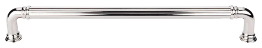 Chareau Reeded Appliance Pull 12'' cc TK327PN Polished Nickel
