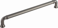 Chareau Reeded Appliance Pull 18 Inch Ash Gray