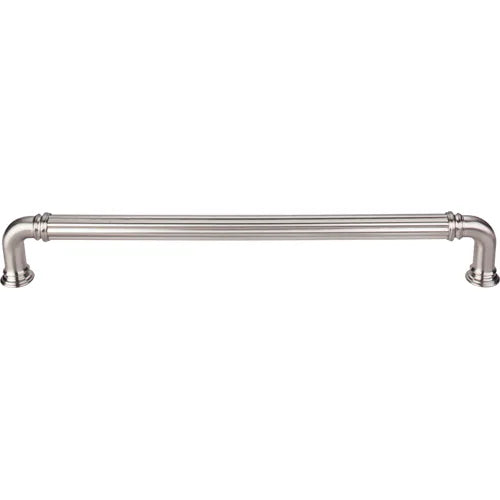 Chareau Reeded Appliance Pull 18'' cc TK328BSN Brushed Satin Nickel