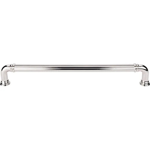 Chareau Reeded Appliance Pull 18'' cc TK328PN Polished Nickel
