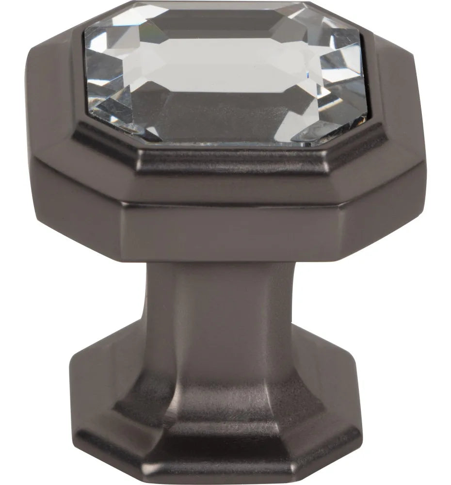 Chareau Crystal Emerald Knob 1 1/8''
