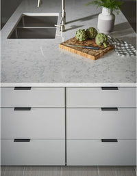 Mercer Europa Tab Pull 6 Inch Ash Gray