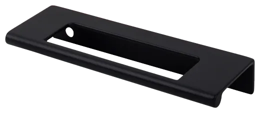 Mercer Europa Cut Out Tab Pull 3 3/4'' cc TK520BLK Flat Black