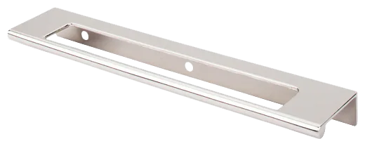 Mercer Europa Cut Out Tab Pull 6'' cc TK522PN Polished Nickel