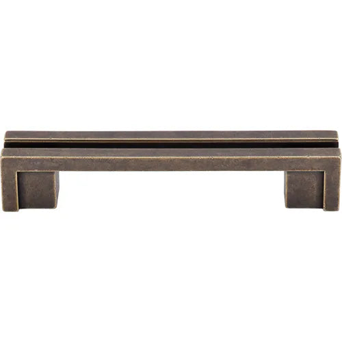 Sanctuary Flat Rail Pull 3 1/2'' cc TK55GBZ German Bronze