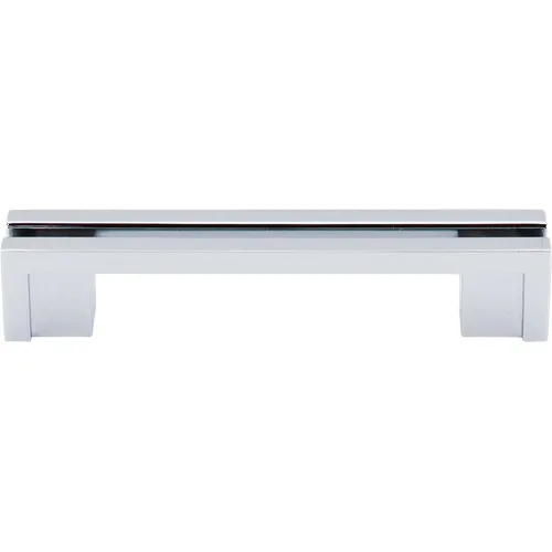 Sanctuary Flat Rail Pull 3 1/2'' cc TK55PC Polished Chrome