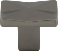 Mercer Quilted Knob 1 1/4 Inch Ash Gray TPK-TK560AG