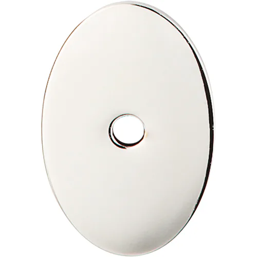 Sanctuary Oval Backplate Medium 1 1/2'' TK60PN Polished Nickel