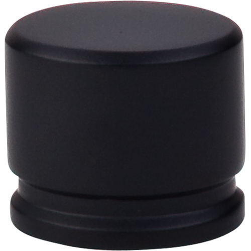 Sanctuary Oval Knob Large 1 3/8'' TK61BLK Flat Black