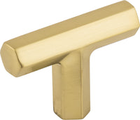 Serene Lydia T Shape Knob 1 3/4'' Honey Bronze