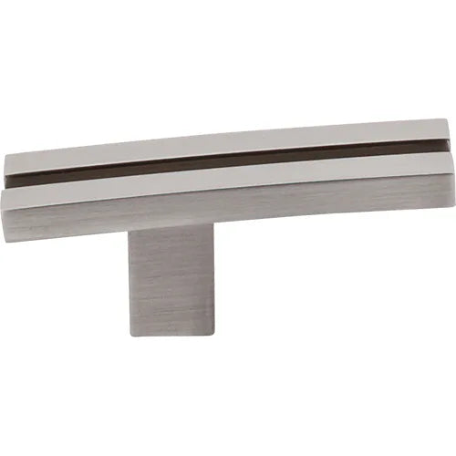 Sanctuary Inset Rail Knob 2 5/8'' TK82BSN Brushed Satin Nickel