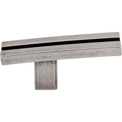Sanctuary Inset Rail Knob 2 5/8'' TK82PTA Antique Pewter