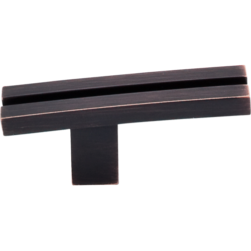 Sanctuary Inset Rail Knob 2 5/8'' TK82TB Tuscan Bronze