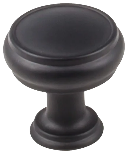 Serene Eden Medium Knob - 1 3/16'' TK831BLK Flat Black