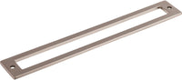 Lynwood Hollin Backplate 7 9/16 Inch Brushed Satin Nickel