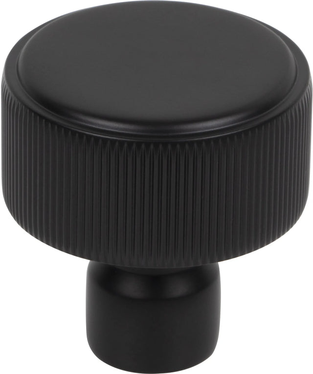 Garrison Dempsey Round Knob 1 1/4'' Flat Black TK3250BLK